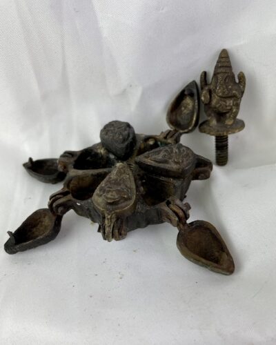 Preserved Kumkum Brass Ganesha Wedding Box - Image 4