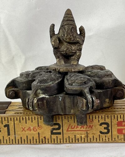 Preserved Kumkum Brass Ganesha Wedding Box - Image 8
