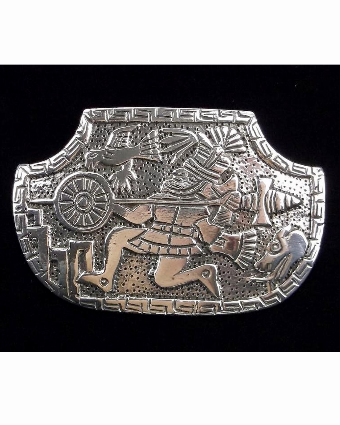 1960’s Vintage Peruvian Sterling Silver Brooch