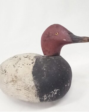 Handmade Vintage/Antique Wooden Duck Decoy Signed by the original Owner