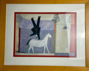 Beautifully Framed, ‘Circus Man’, British Artist Annora Spence