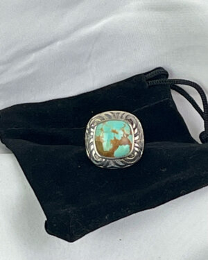 Handsome Cabochon Turquoise Ring