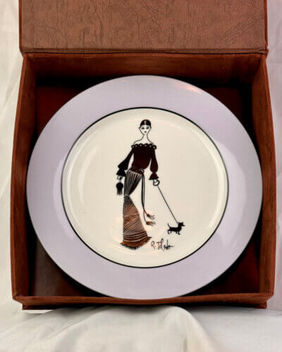 Nordstrom, Commemorative Ruben Toledo collection set of porcelain dishes