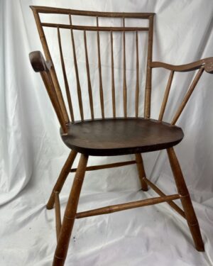 Antique New England Primitive Country Farmhouse Chair