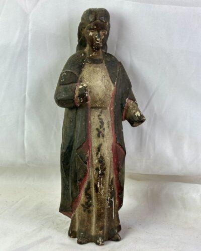 Antique Patina, Wooden Santos Statue