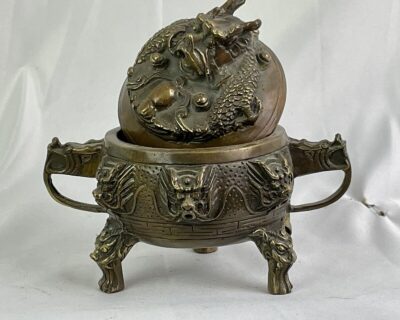 Good Luck Dragon, Serpent Incense Burner, Holder - Image 3