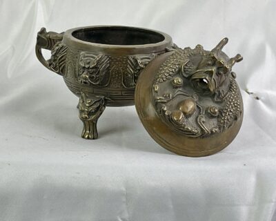 Good Luck Dragon, Serpent Incense Burner, Holder - Image 4
