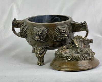 Good Luck Dragon, Serpent Incense Burner, Holder - Image 5